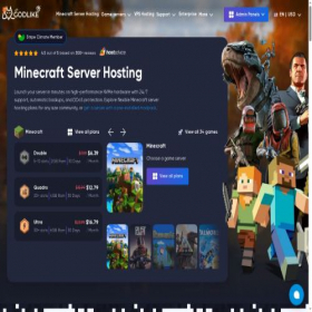 Скриншот главной страницы сайта godlike.host