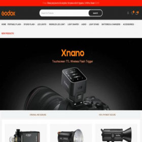Скриншот главной страницы сайта godoxmarket.com