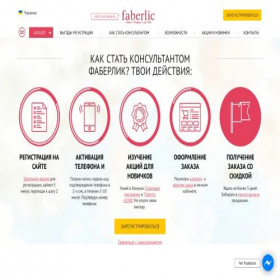 Скриншот главной страницы сайта gofaberlic.com.ua