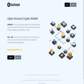 Скриншот главной страницы сайта gofinbit.com