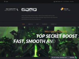 Скриншот главной страницы сайта gogo-boost.com