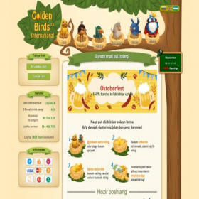 Скриншот главной страницы сайта gold-birds.net