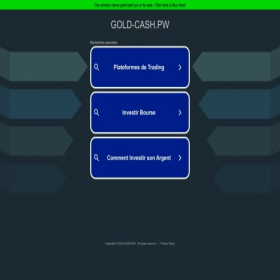 Скриншот главной страницы сайта gold-cash.pw