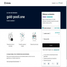 Скриншот главной страницы сайта gold-pooll.one