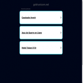 Скриншот главной страницы сайта gold-unicorn.net