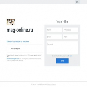 Скриншот главной страницы сайта gold.mag-online.ru