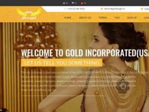 Скриншот главной страницы сайта goldangel.io