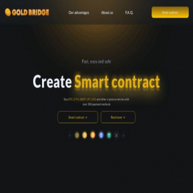 Скриншот главной страницы сайта goldbridge.pro