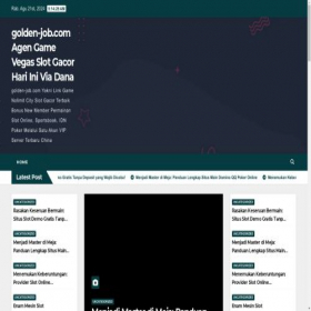 Скриншот главной страницы сайта golden-job.com