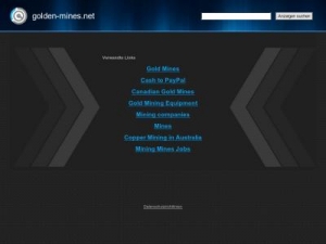 Скриншот главной страницы сайта golden-mines.net