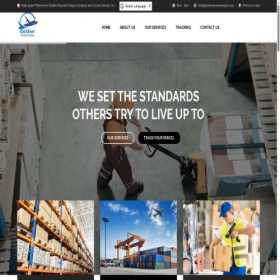 Скриншот главной страницы сайта goldensecuredcargos.com