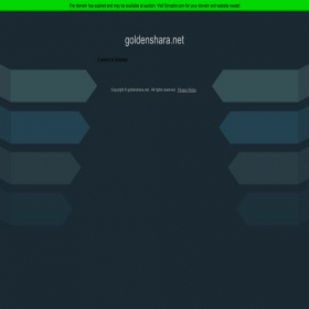 Скриншот главной страницы сайта goldenshara.net