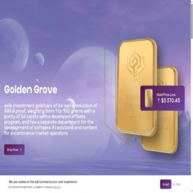 Скриншот главной страницы сайта goldenway.world