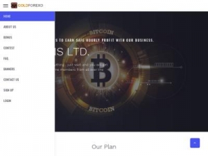 Скриншот главной страницы сайта goldforexo.com