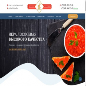 Скриншот главной страницы сайта goldsah.ru