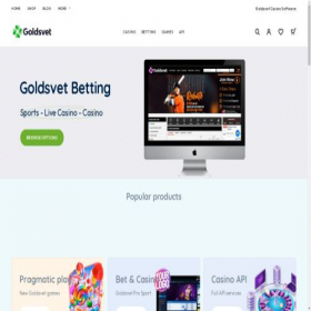 Скриншот главной страницы сайта goldsvetcasino.com