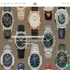 Скриншот главной страницы сайта golfwatchs.com