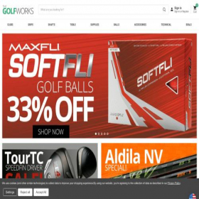 Скриншот главной страницы сайта golfworks.com