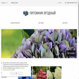 Скриншот главной страницы сайта golubika.su
