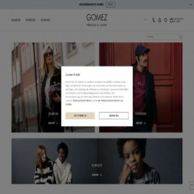 Скриншот главной страницы сайта gomez.com.de