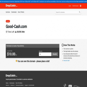 Скриншот главной страницы сайта good-cash.com