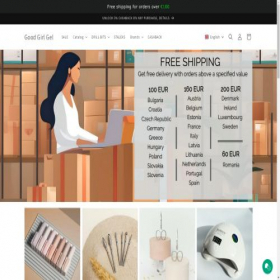 Скриншот главной страницы сайта goodgirlgel.store