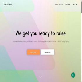 Скриншот главной страницы сайта goodround.pro