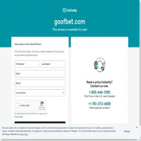 Скриншот главной страницы сайта goofbet.com
