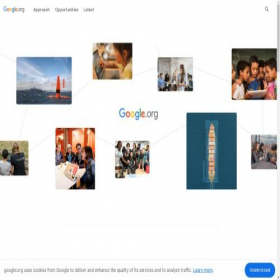 Скриншот главной страницы сайта google.org