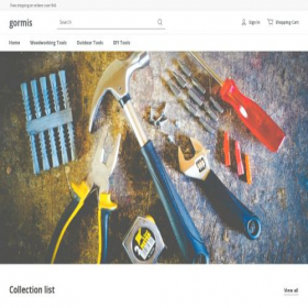 Скриншот главной страницы сайта gormis.shop