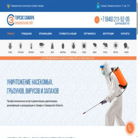 Скриншот главной страницы сайта gorsessamara.ru