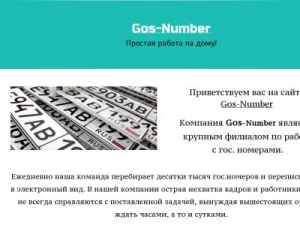 Скриншот главной страницы сайта gos-number.ru