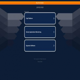 Скриншот главной страницы сайта gospy.app