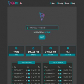 Скриншот главной страницы сайта gotrx.biz