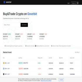 Скриншот главной страницы сайта govetbit.com