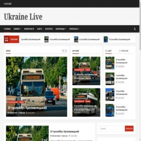 Скриншот главной страницы сайта grabovsky.com.ua