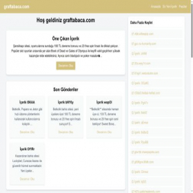 Скриншот главной страницы сайта graftabaca.com