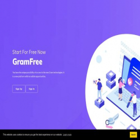 Скриншот главной страницы сайта gramfree.net