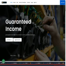 Скриншот главной страницы сайта grampaxgolds-miners.org