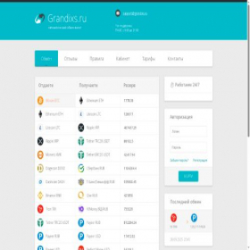 Скриншот главной страницы сайта grandixs.ru