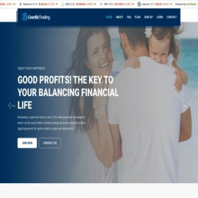 Скриншот главной страницы сайта granitictrading.com