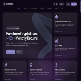 Скриншот главной страницы сайта granthera.com