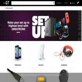 Скриншот главной страницы сайта greatecno.com