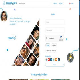 Скриншот главной страницы сайта greatly.pro