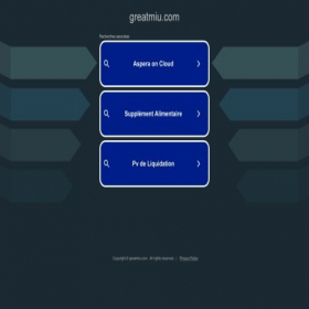 Скриншот главной страницы сайта greatmiu.com