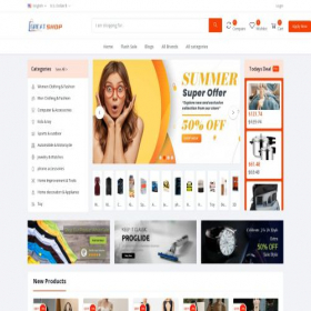 Скриншот главной страницы сайта greatshop88.com