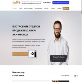 Скриншот главной страницы сайта grebenukresulting.ru