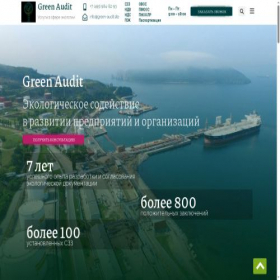 Скриншот главной страницы сайта green-audit.site