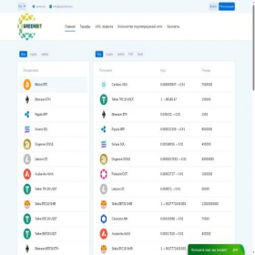 Скриншот главной страницы сайта greenbit.pro