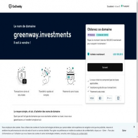 Скриншот главной страницы сайта greenway.investments